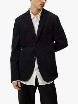 J.Lindeberg Pat U 4-Way Stretch Blazer, Black, Black