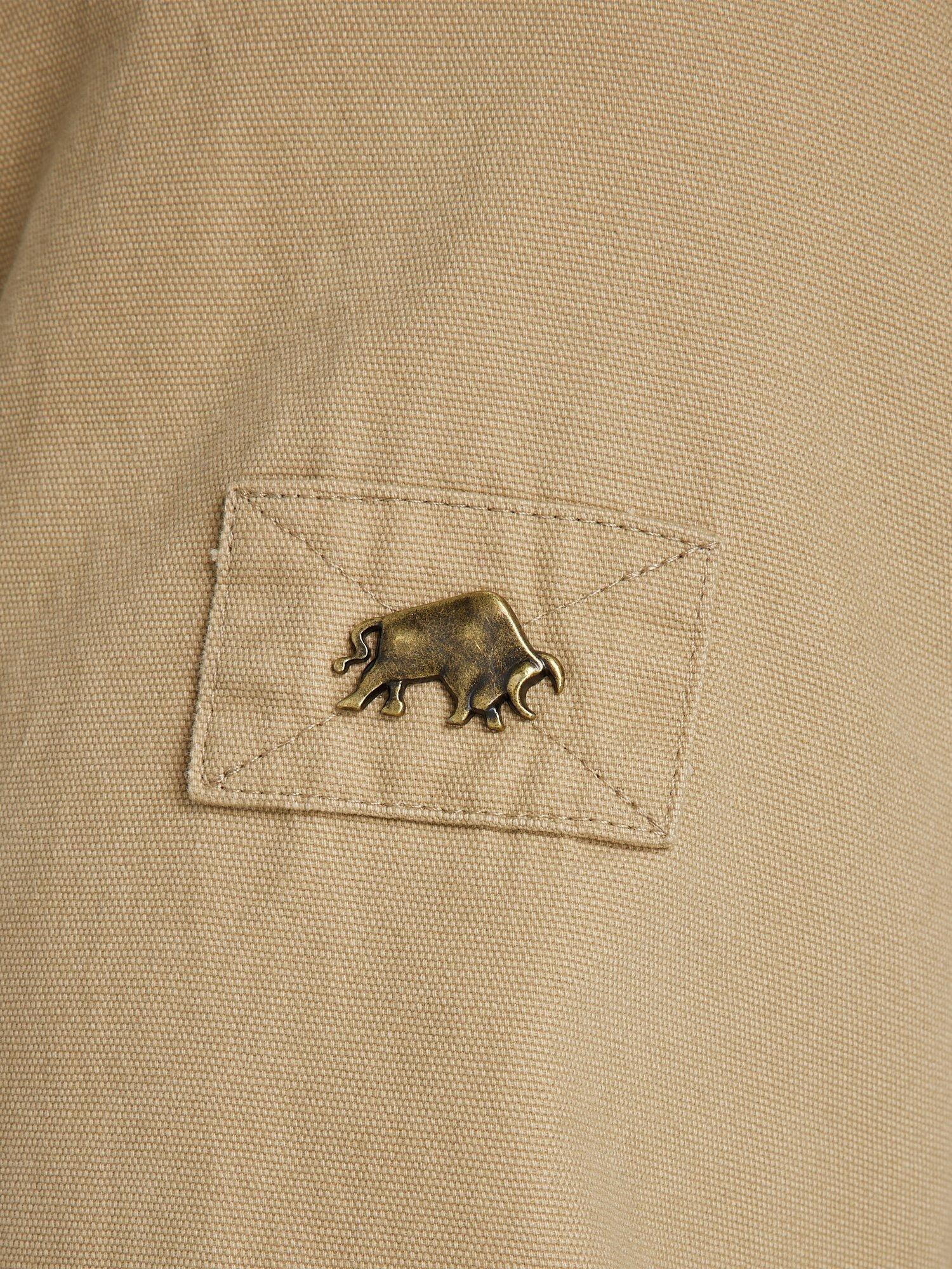 Product image 4 of 8, which shows Raging Bull Canvas Twill Field Jacket, Tan, S