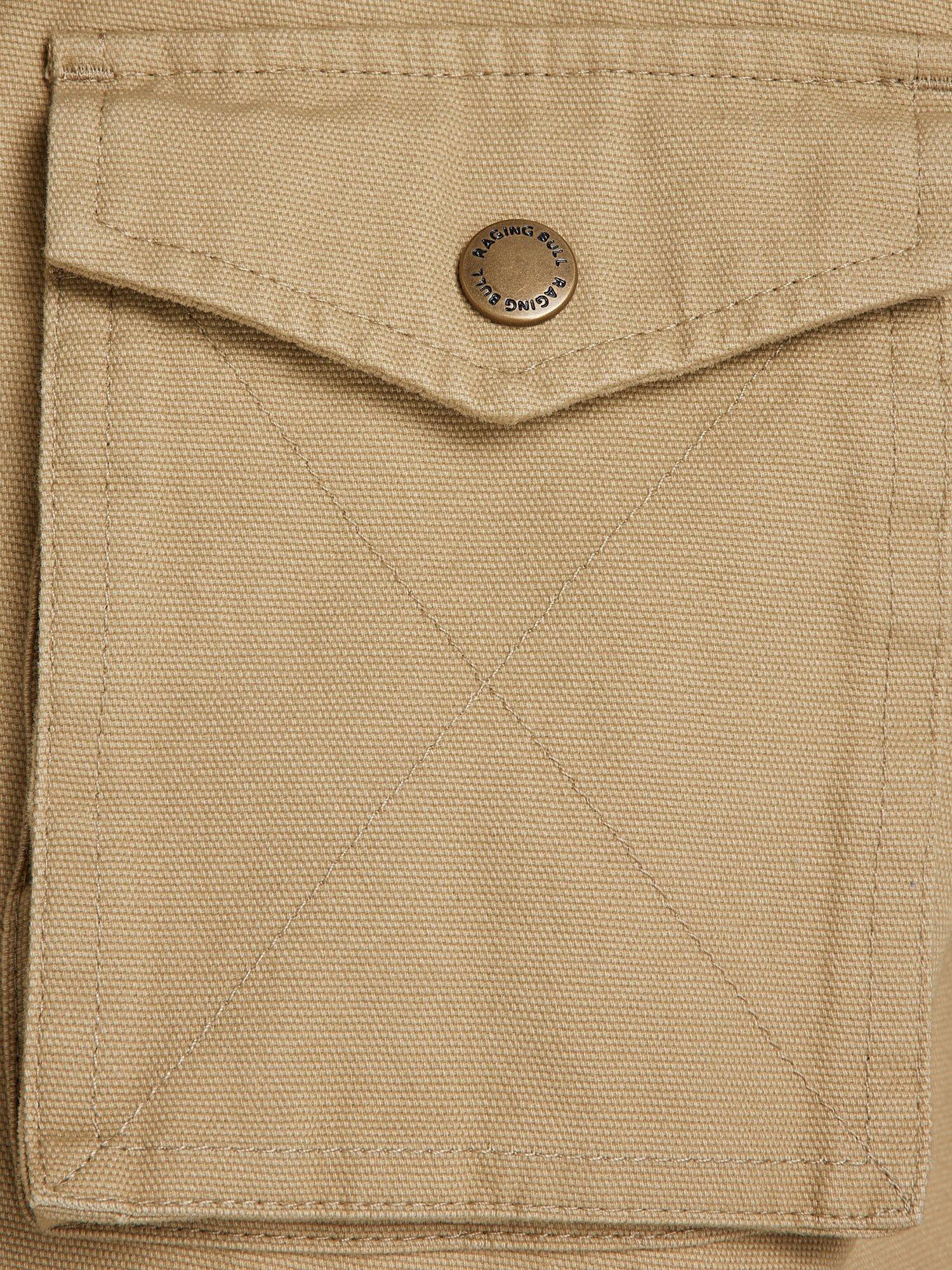 Product image 7 of 8, which shows Raging Bull Canvas Twill Field Jacket, Tan, S