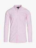 Raging Bull Long Sleeve Gingham Check Shirt, Pink