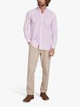 Raging Bull Long Sleeve Gingham Check Shirt, Pink