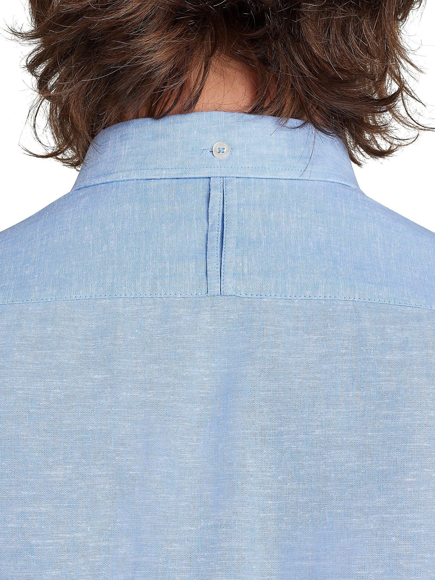 Product image 7 of 8, which shows Raging Bull Classic Linen Short Sleeve Shirt, Blue, L