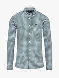Raging Bull Long Sleeve Gingham Check Shirt, Forest