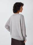 AND/OR Blythe Wool Blend V-Neck Jumper, Light Grey