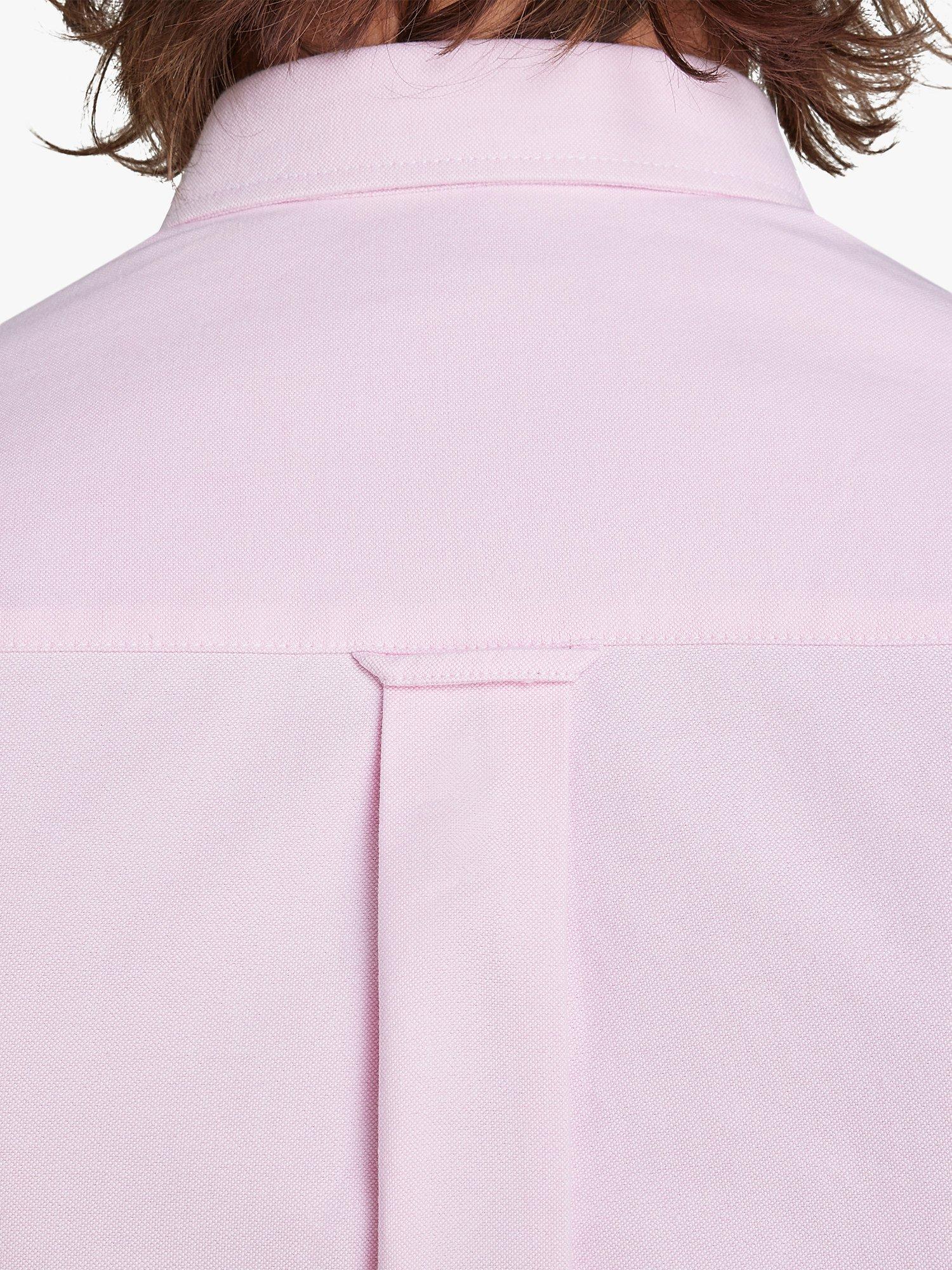 Product image 6 of 8, which shows Raging Bull Short Sleeve Lightweight Oxford Shirt, Pink, S