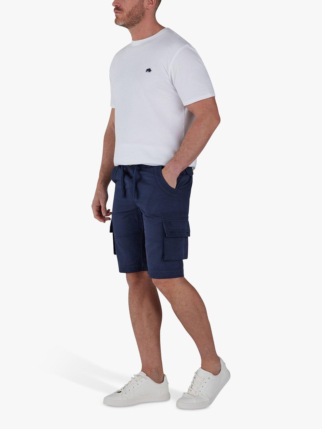 Product image 6 of 6, which shows Raging Bull Cargo Shorts, Navy, 30R