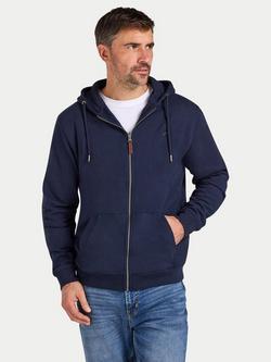 Raging Bull Classic Zip Through Hoodie, Navy, Navy