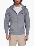 Raging Bull Classic Zip Through Hoodie, Grey Marl