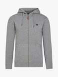 Raging Bull Classic Zip Through Hoodie, Grey Marl, Grey Marl