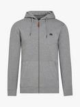 Raging Bull Classic Zip Through Hoodie, Grey Marl