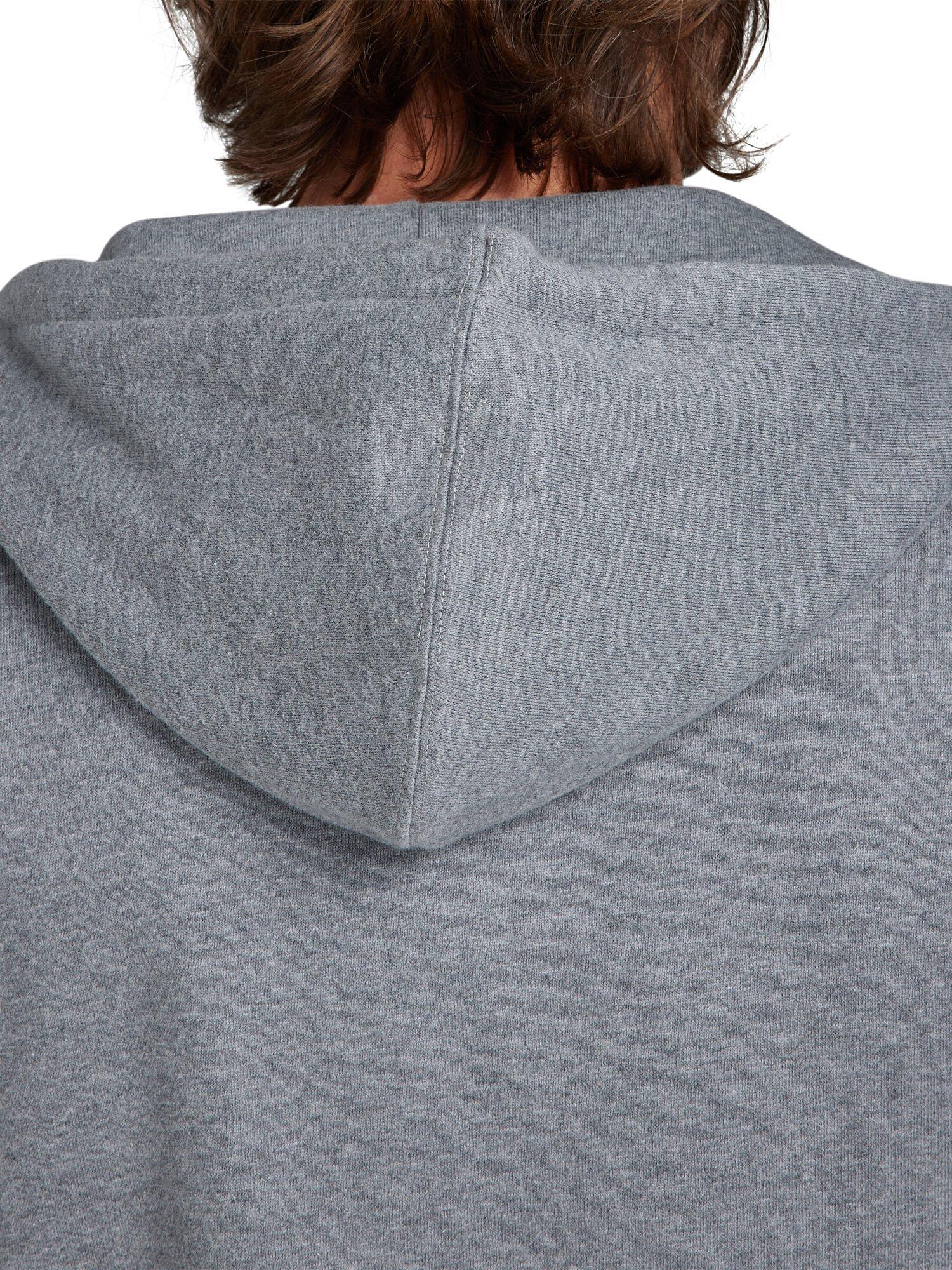 Product image 8 of 9, which shows Raging Bull Classic Zip Through Hoodie, Grey Marl, XXXL
