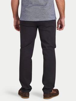 Raging Bull Tapered Cotton Chinos - view 2, Black