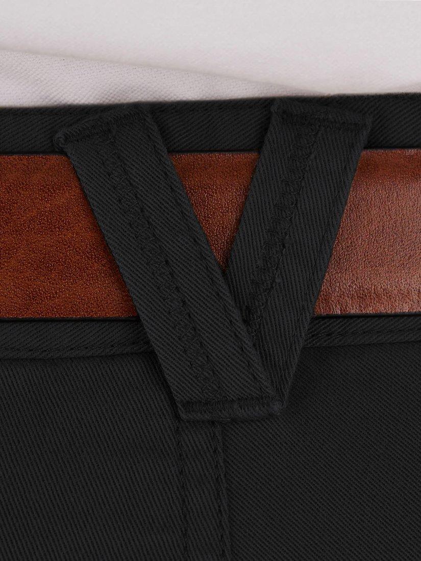Product image 5 of 6, which shows Raging Bull Tapered Cotton Chinos, Black, 30S
