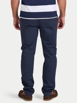 Raging Bull Tapered Cotton Chinos - view 2, Navy