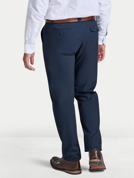 Raging Bull Tapered Cotton Chinos - view 2, Navy