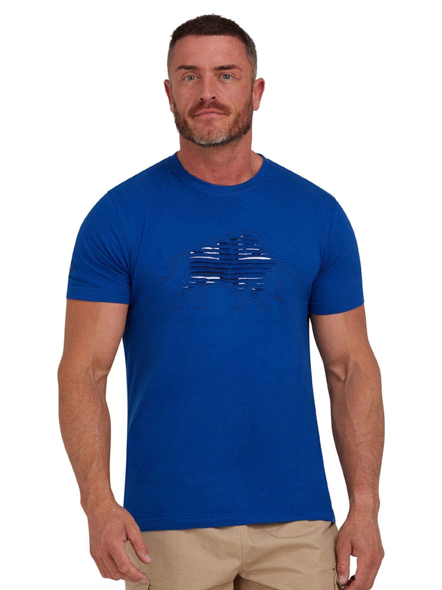Raging Bull Slash Bull Graphic T-Shirt, Cobalt Blue