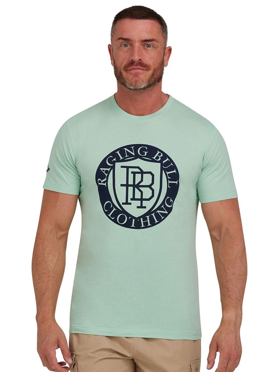 Raging Bull Shield T-Shirt, Apple Green