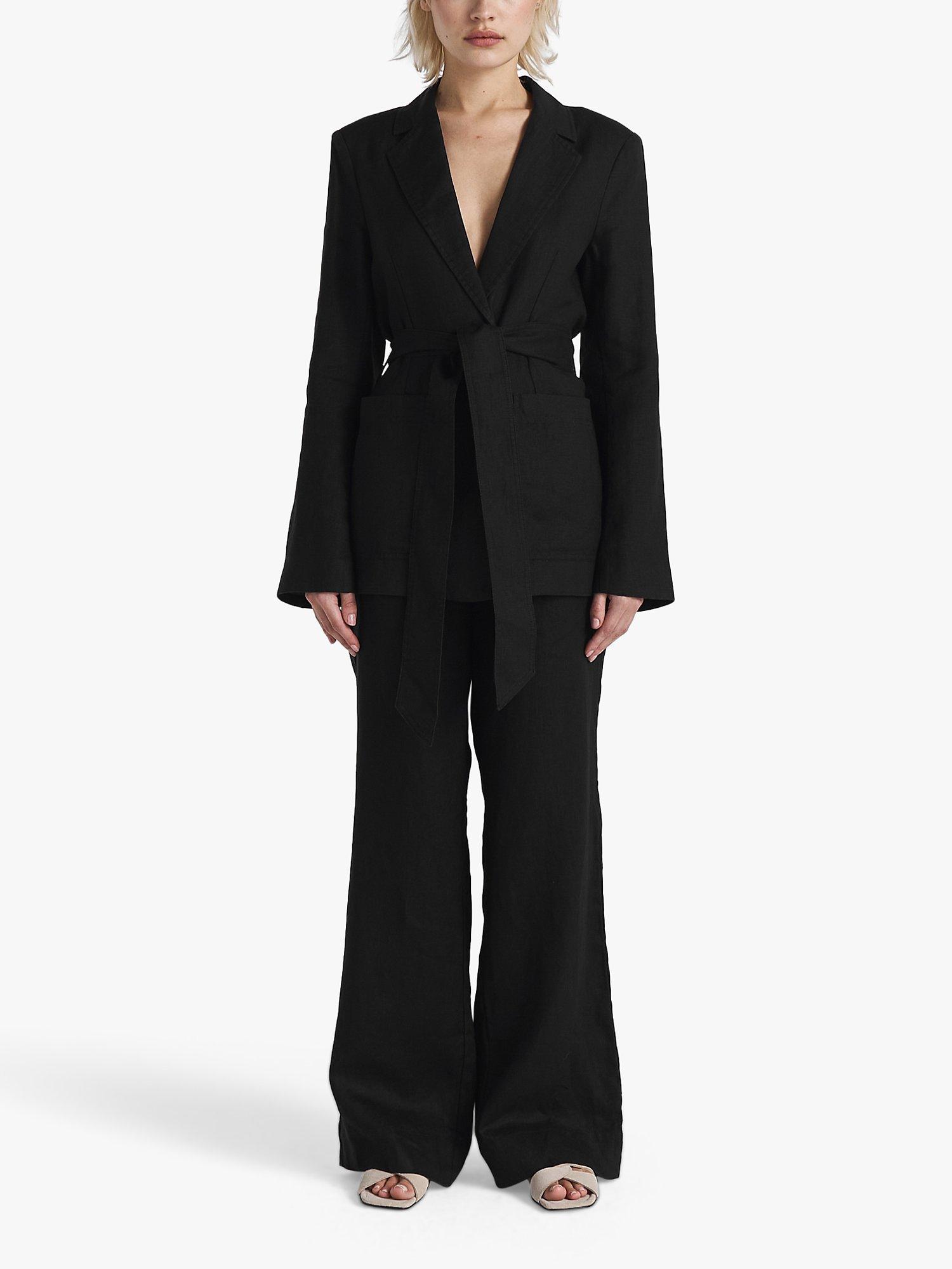 Twist & Tango Serena Linen Trousers, Black
