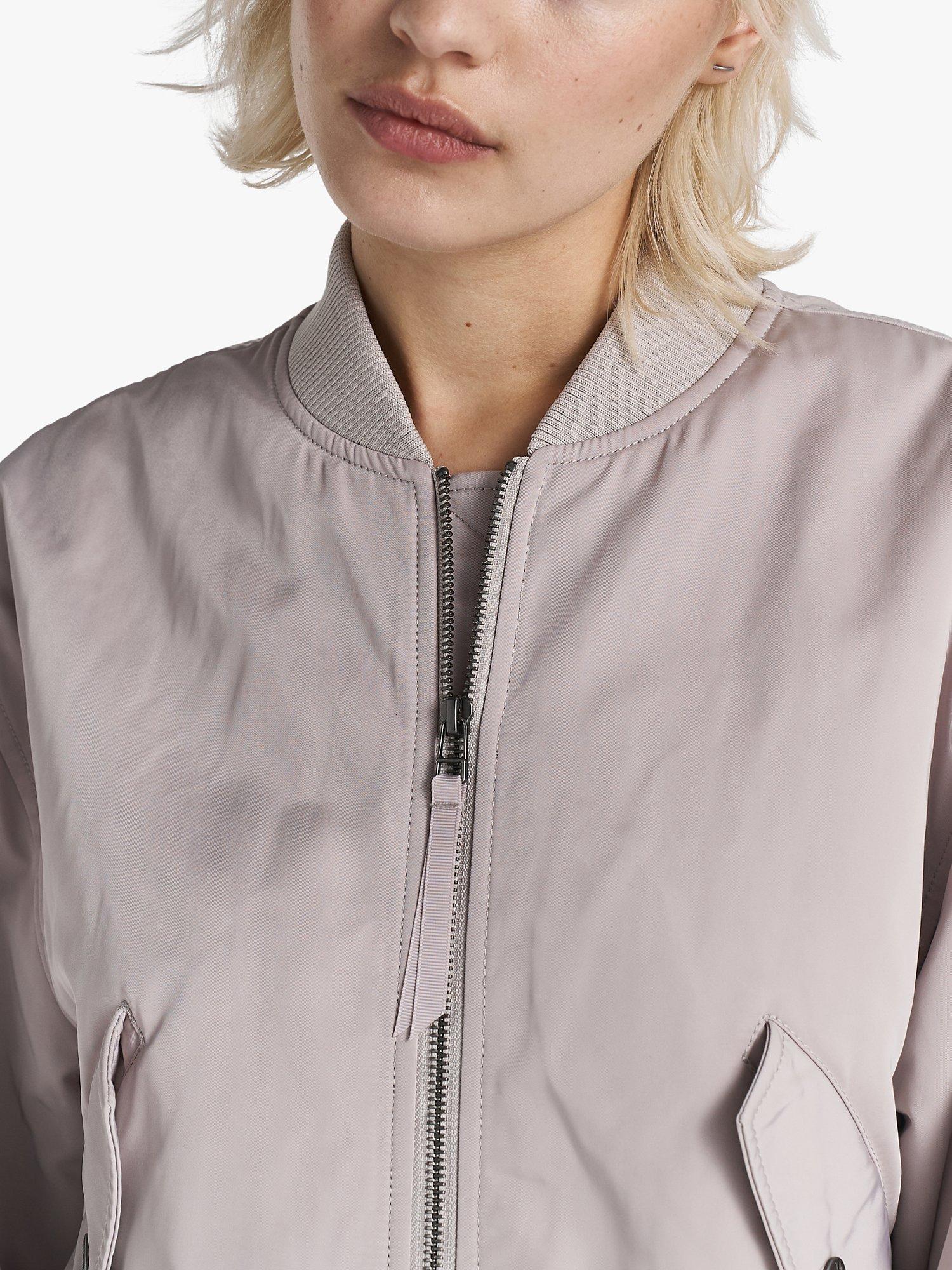 Product image 3 of 5, which shows Twist & Tango Jolie Boxy Bomber Jacket, Light Taupe, XS