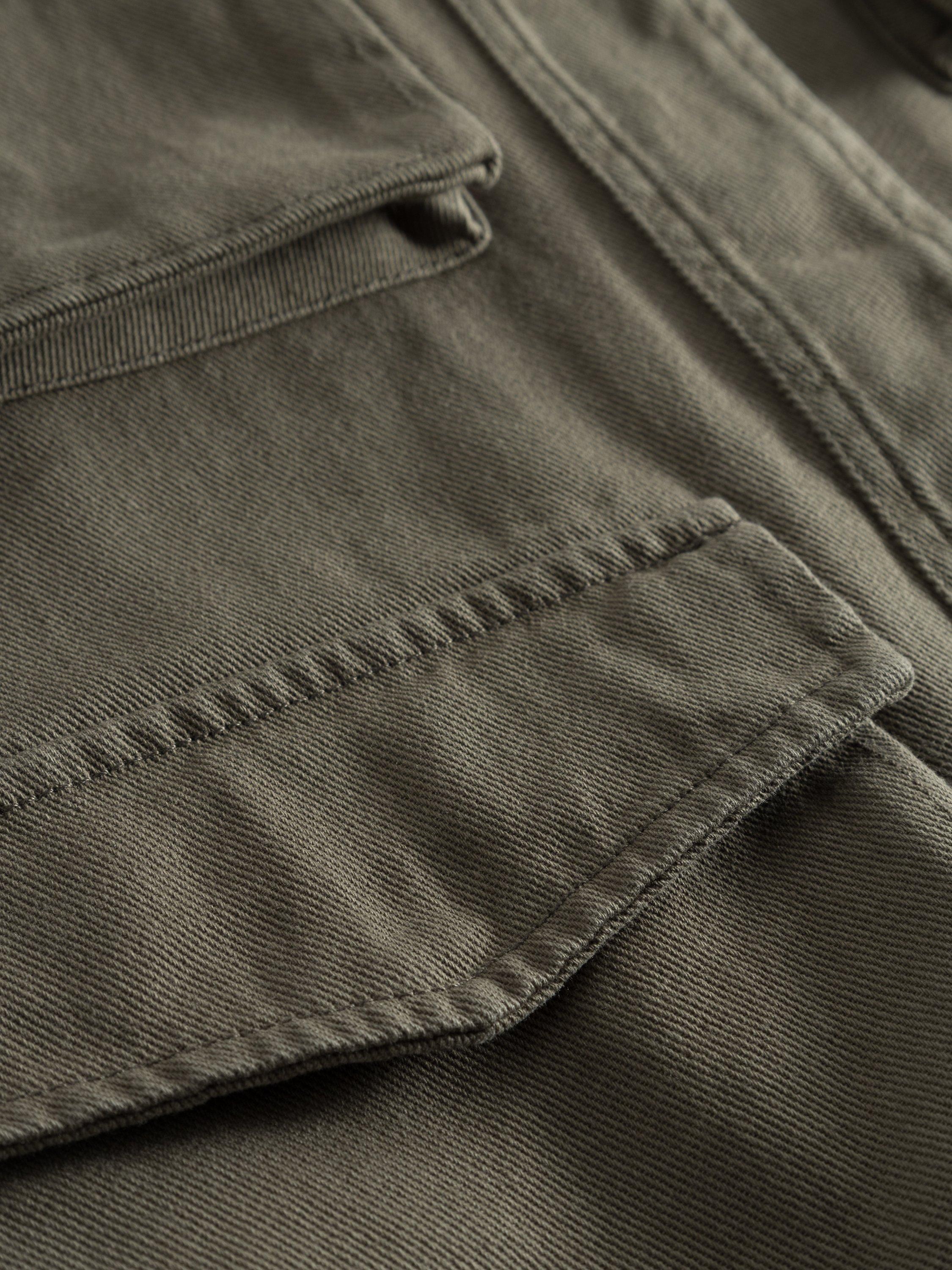 Product image 5 of 5, which shows Twist & Tango Zelda Cotton Twill Oversized Jacket, Khaki, XS