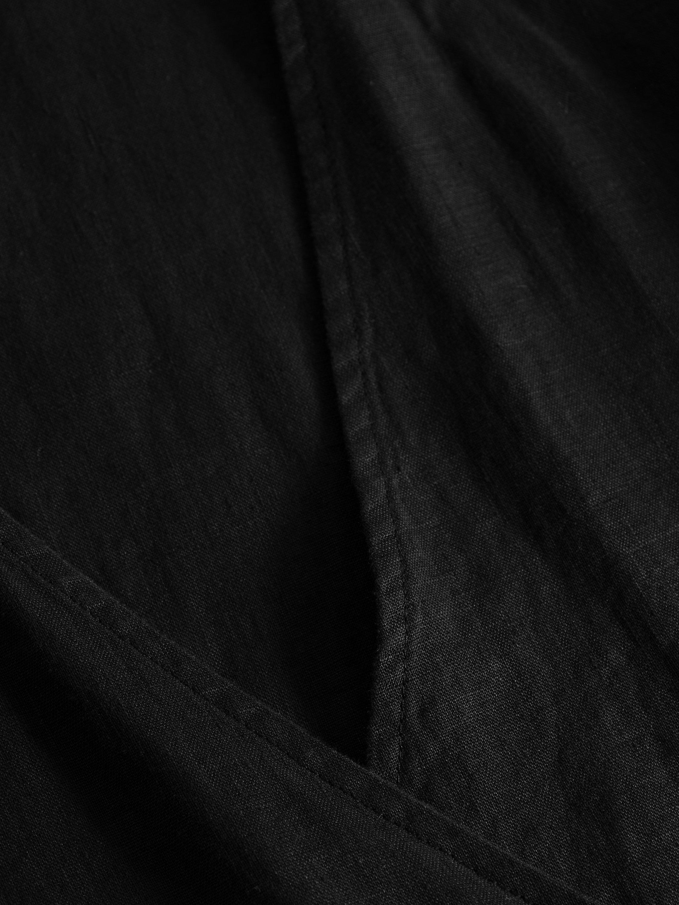 Product image 5 of 5, which shows Twist & Tango Mya Linen Dress, Black, 10