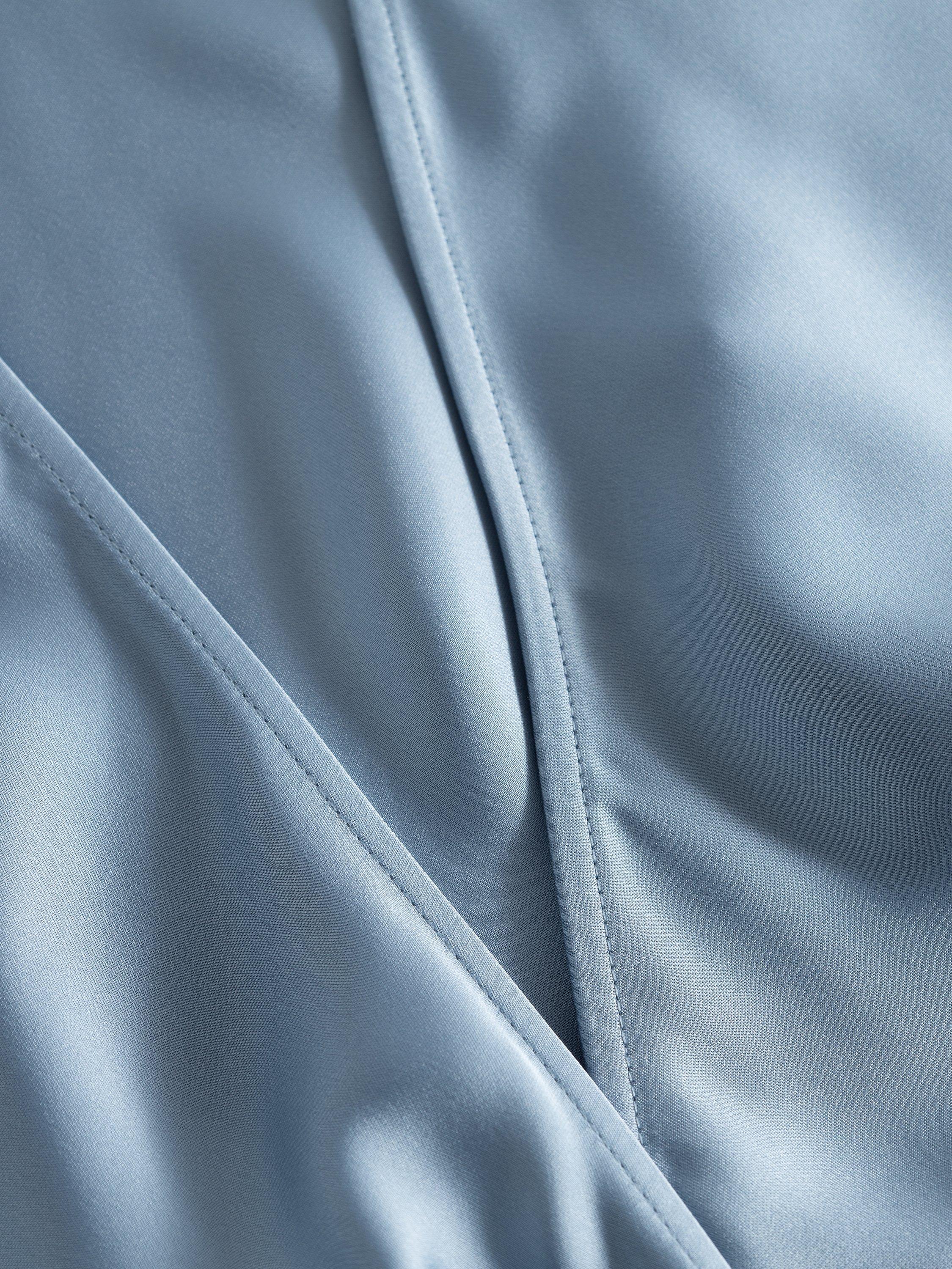 Product image 5 of 5, which shows Twist & Tango Shana Wrap Maxi Dress, Dusty Blue, 10
