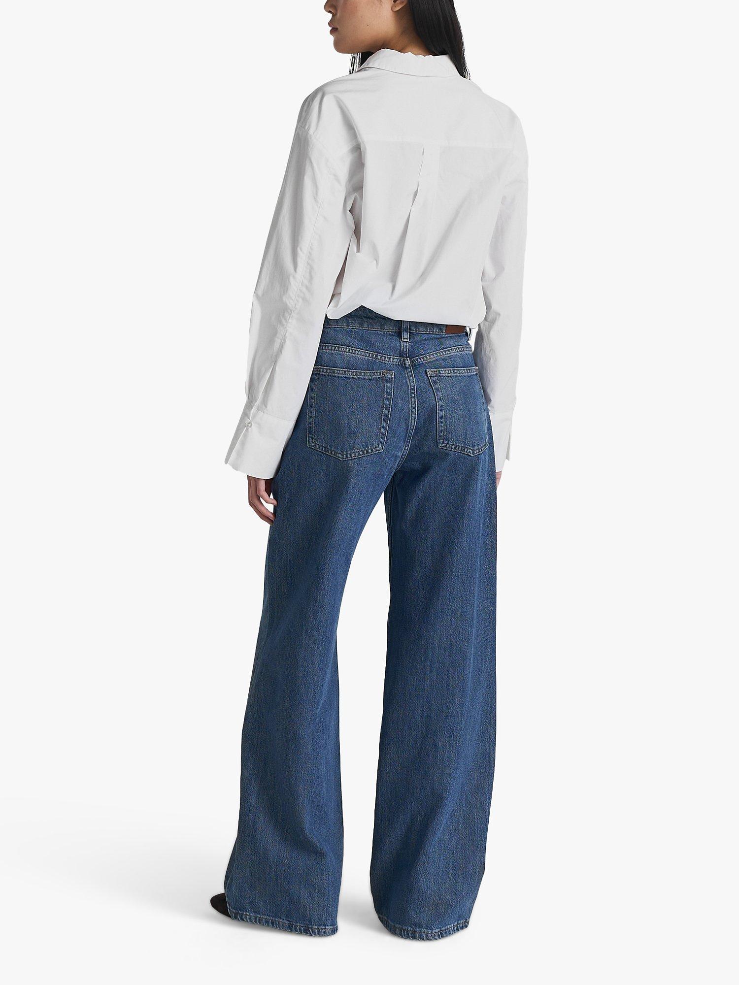 Product image 2 of 6, which shows Twist & Tango Tori Classic Rigid Jeans, Dk Blue Wash, 25R