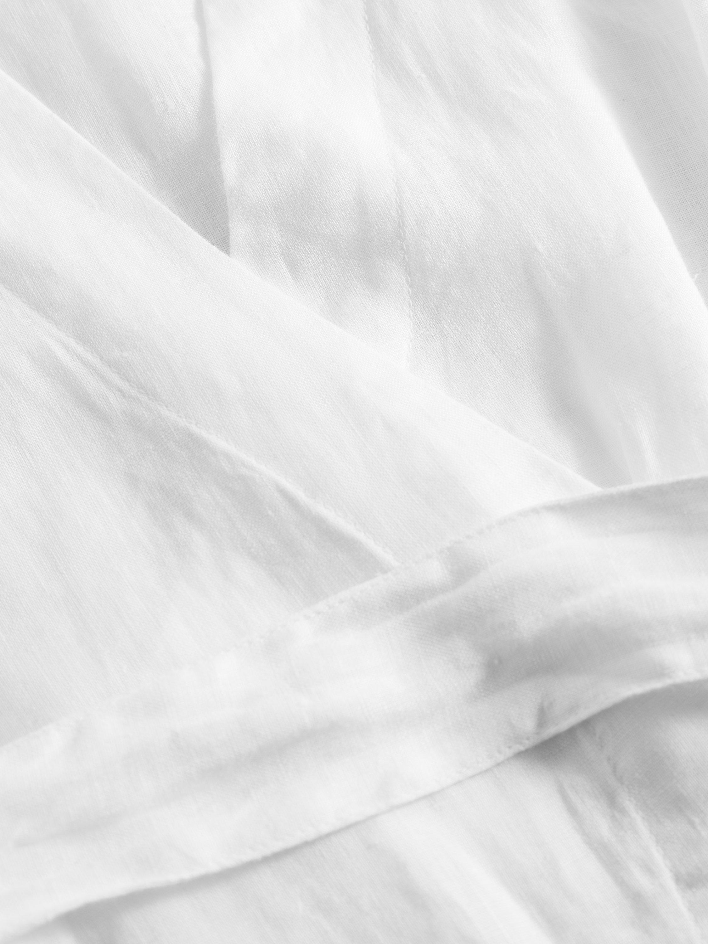 Product image 5 of 5, which shows Twist & Tango Reese Linen Top, White, 16