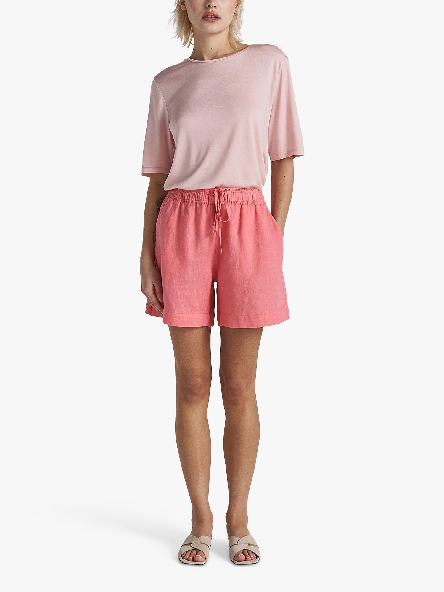 Twist & Tango Melody Linen Shorts, Tea Rose