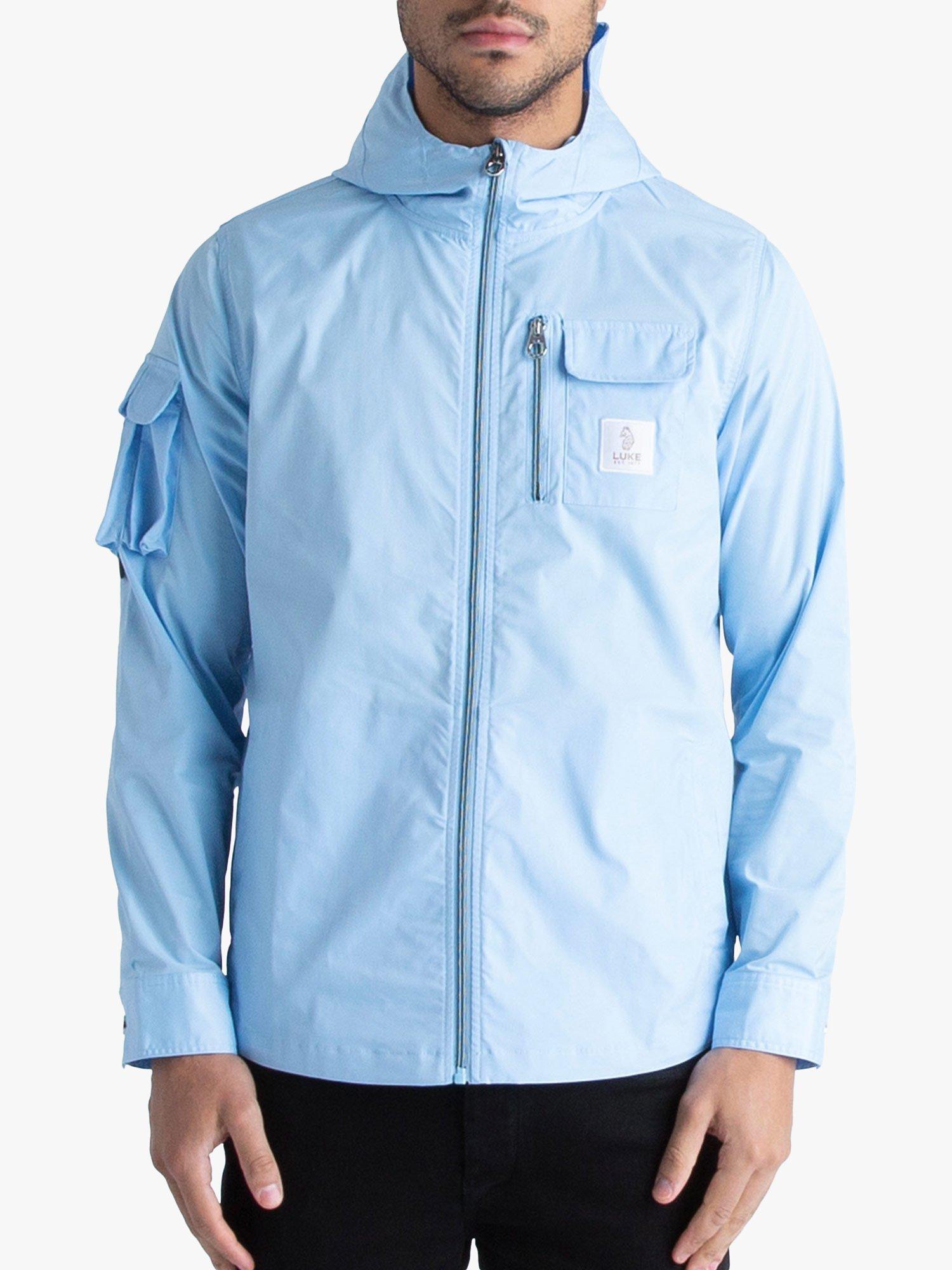 LUKE 1977 Nepal Hooded Jacket, Sky Blue
