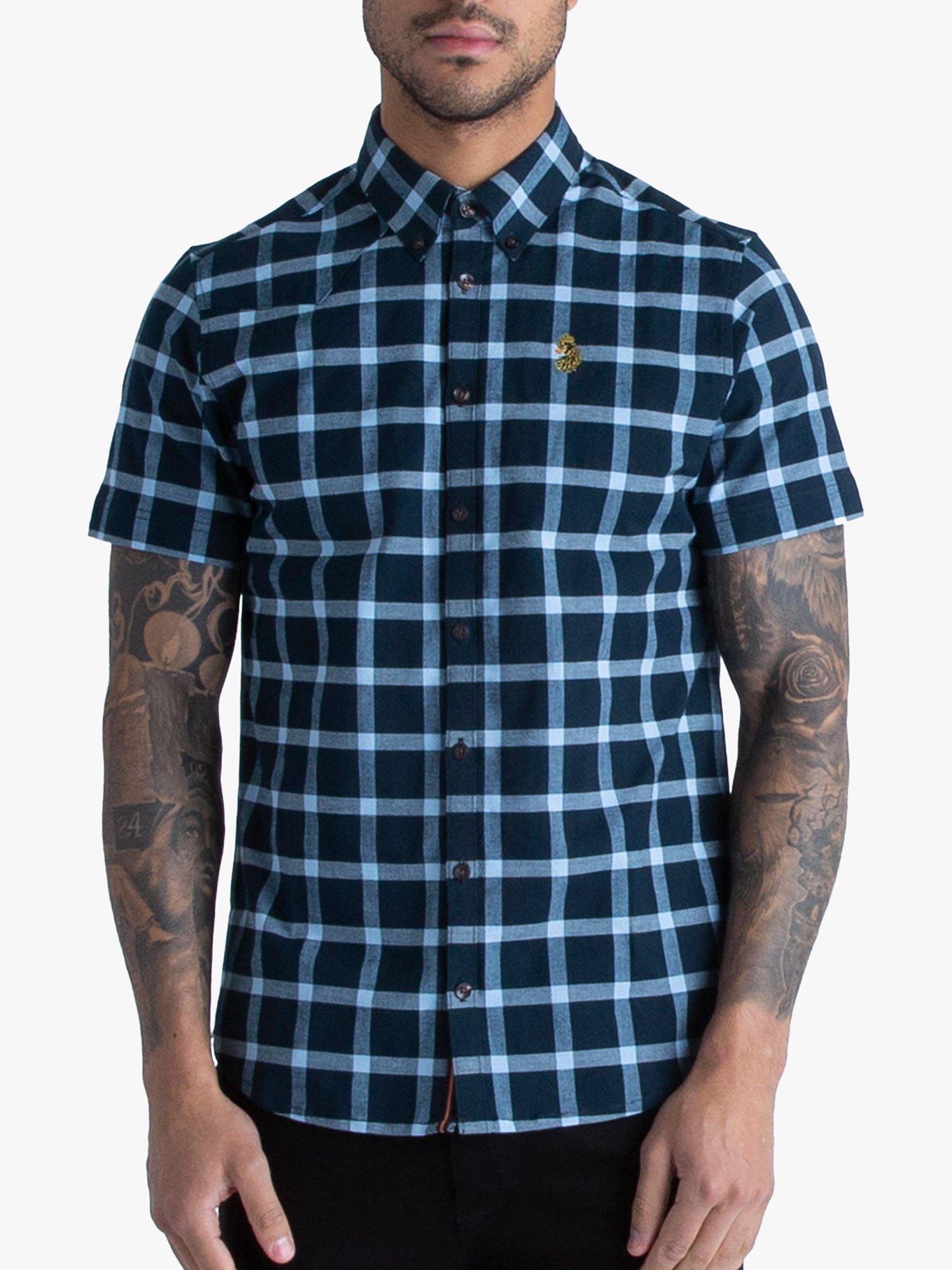 LUKE 1977 Cambridge Short Sleeve Check Shirt