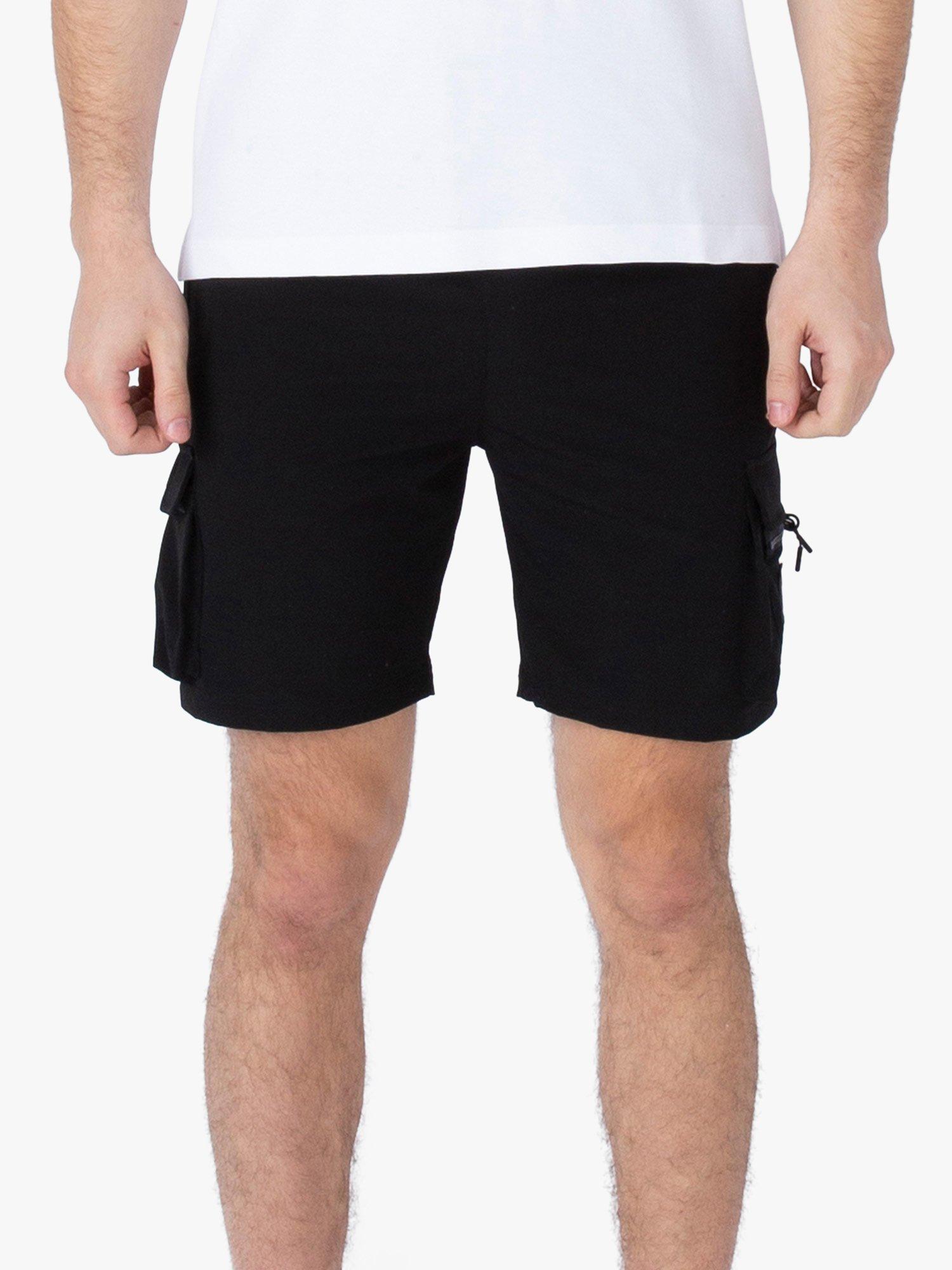 LUKE 1977 Optimize Woven Cargo Shorts, Black