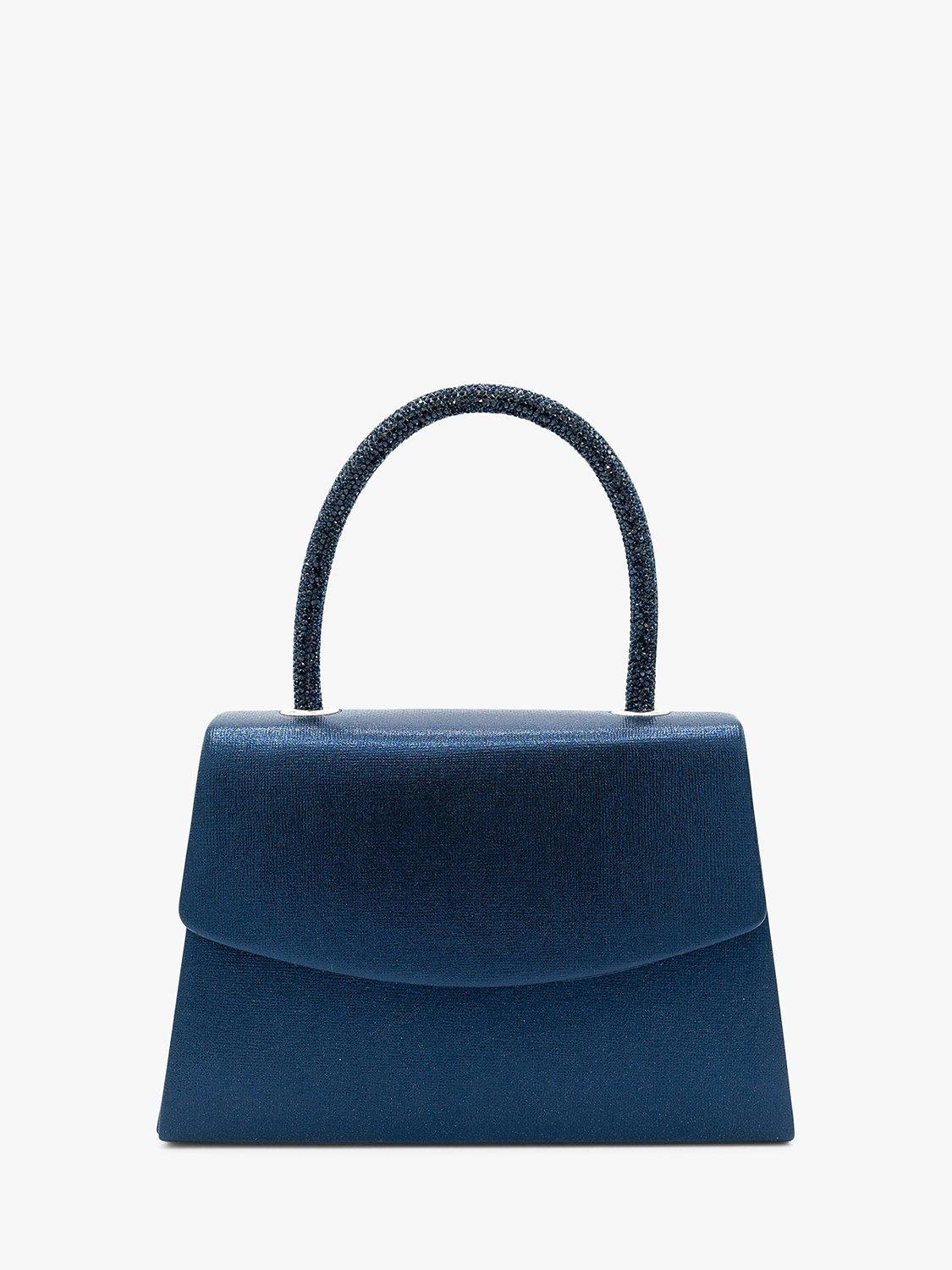Paradox London Damelza Crystal Top Handle Bag Navy One Size
