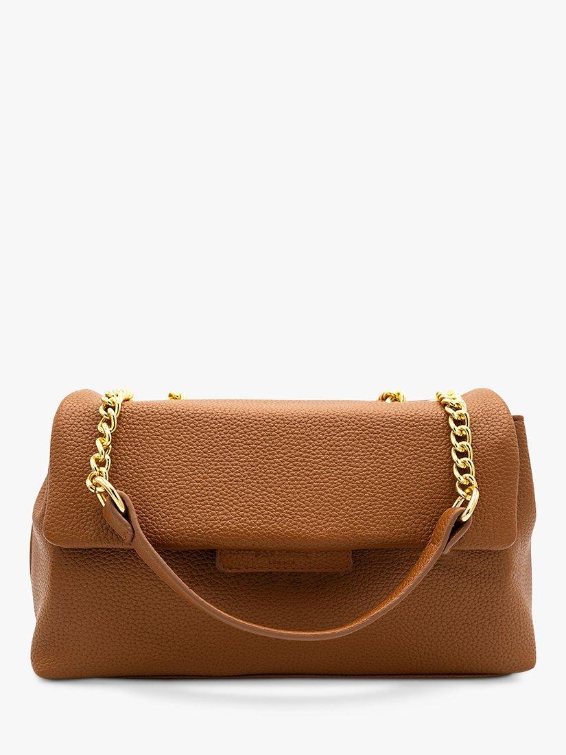 Paradox London Ophelia Faux Leather Handbag, Tan, One Size