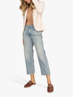 MOS MOSH Viga Charm Jersey Blazer, Ecru - view 2, Ecru