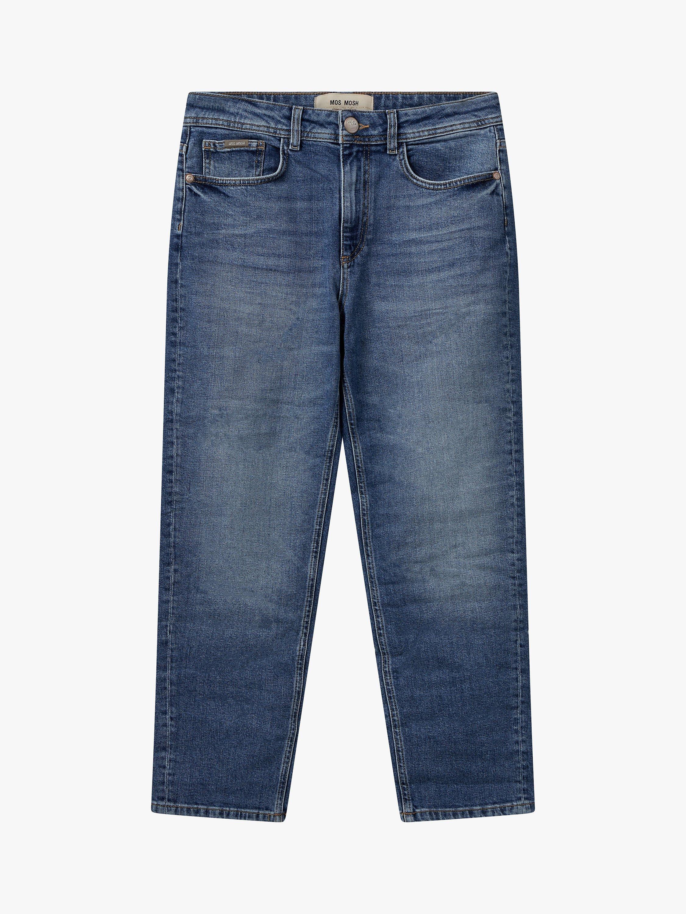 Product image 3 of 7, which shows MOS MOSH Elly Kyoto Boyfriend Jeans, Mid Blue, 33R