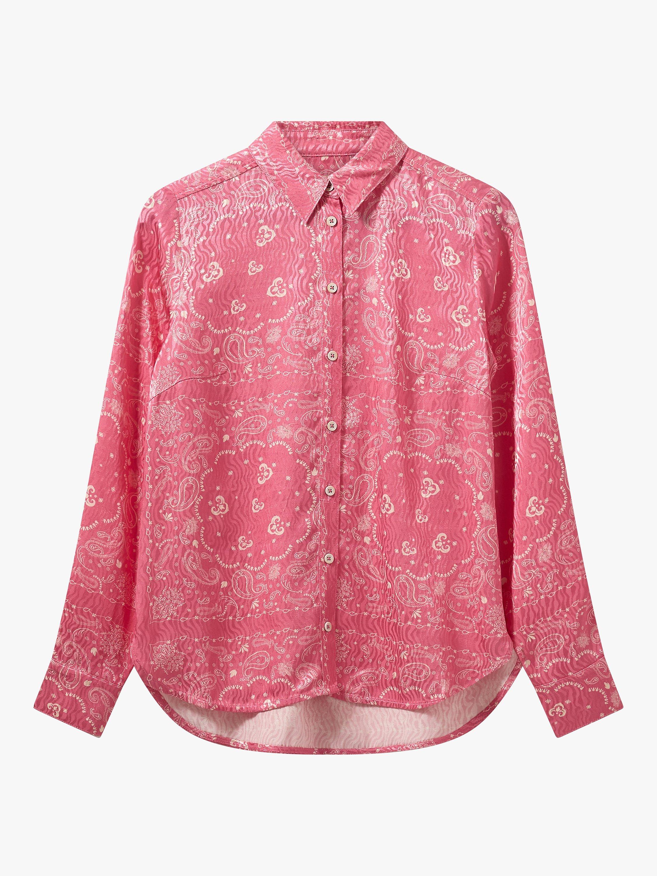 Product image 3 of 4, which shows MOS MOSH Taylar Long Sleeve Shirt, Camellia Rose, XS