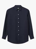 MOS MOSH Karli Linen Shirt, Salute Navy