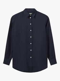 MOS MOSH Karli Linen Shirt, Salute Navy