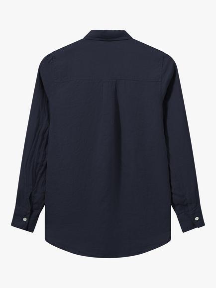 MOS MOSH Karli Linen Shirt - view 2, Salute Navy