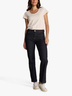 MOS MOSH Tulli Short Sleeve Basic Organic Cotton T-Shirt - view 2, Ecru