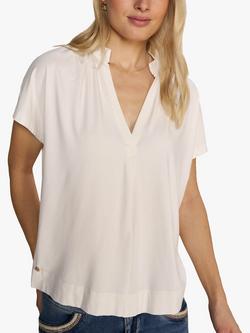 MOS MOSH Shira Short Sleeve Top, Ecru, Ecru