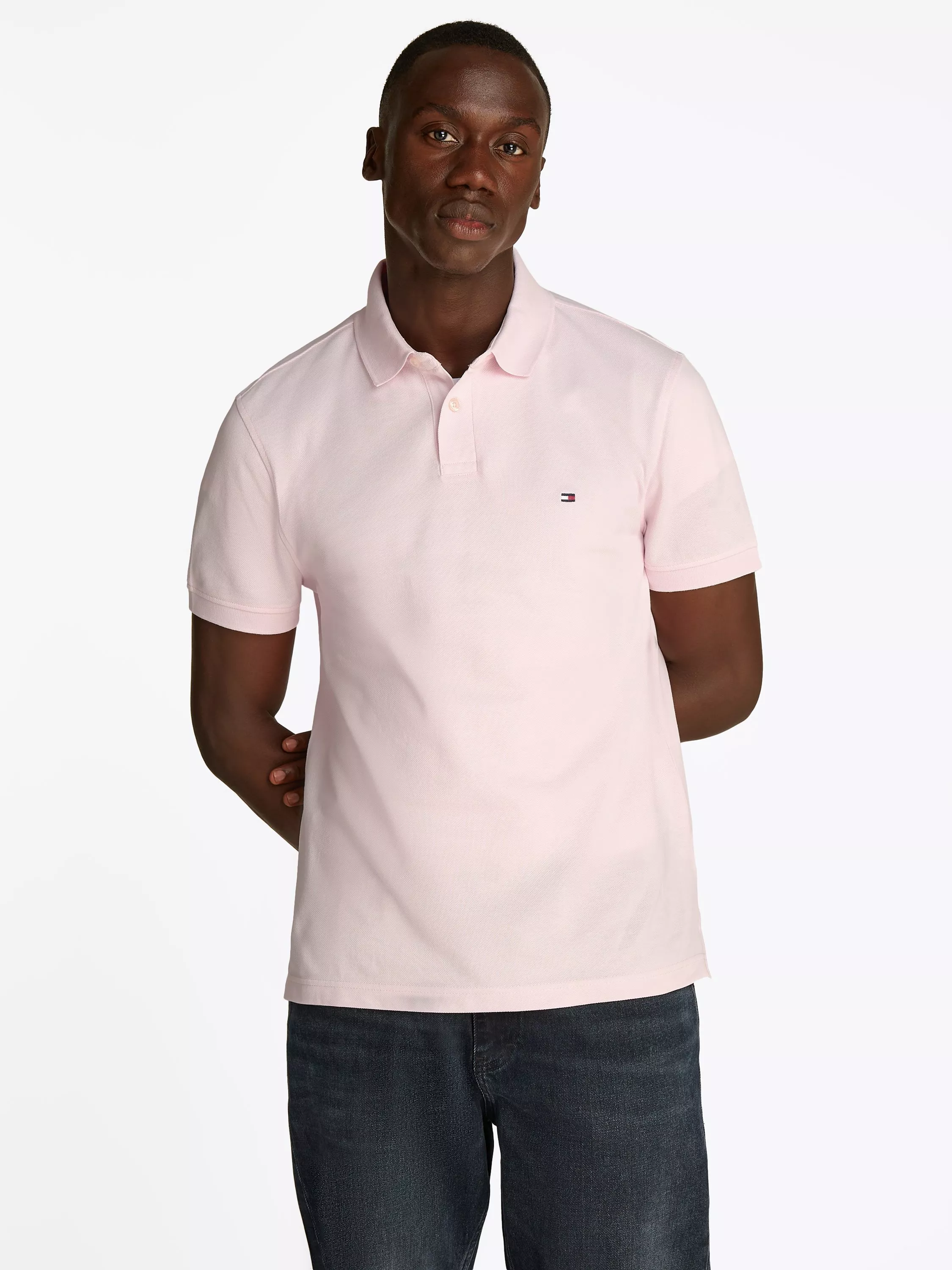 Men s Pink Polo Rugby Shirts John Lewis Partners