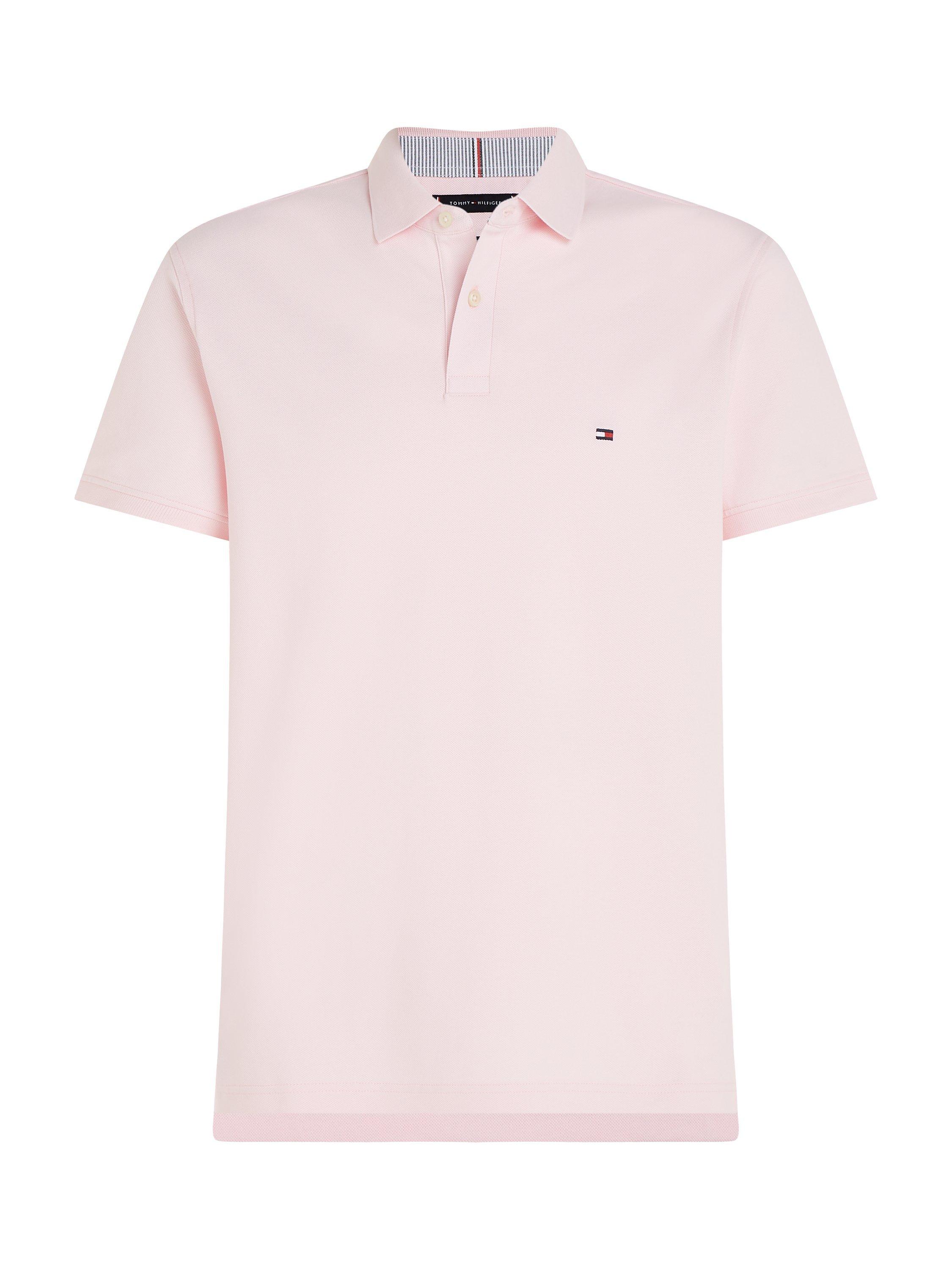 Product image 5 of 5, which shows Tommy Hilfiger 1985 Regular Fit Polo Shirt, Light Pink, L