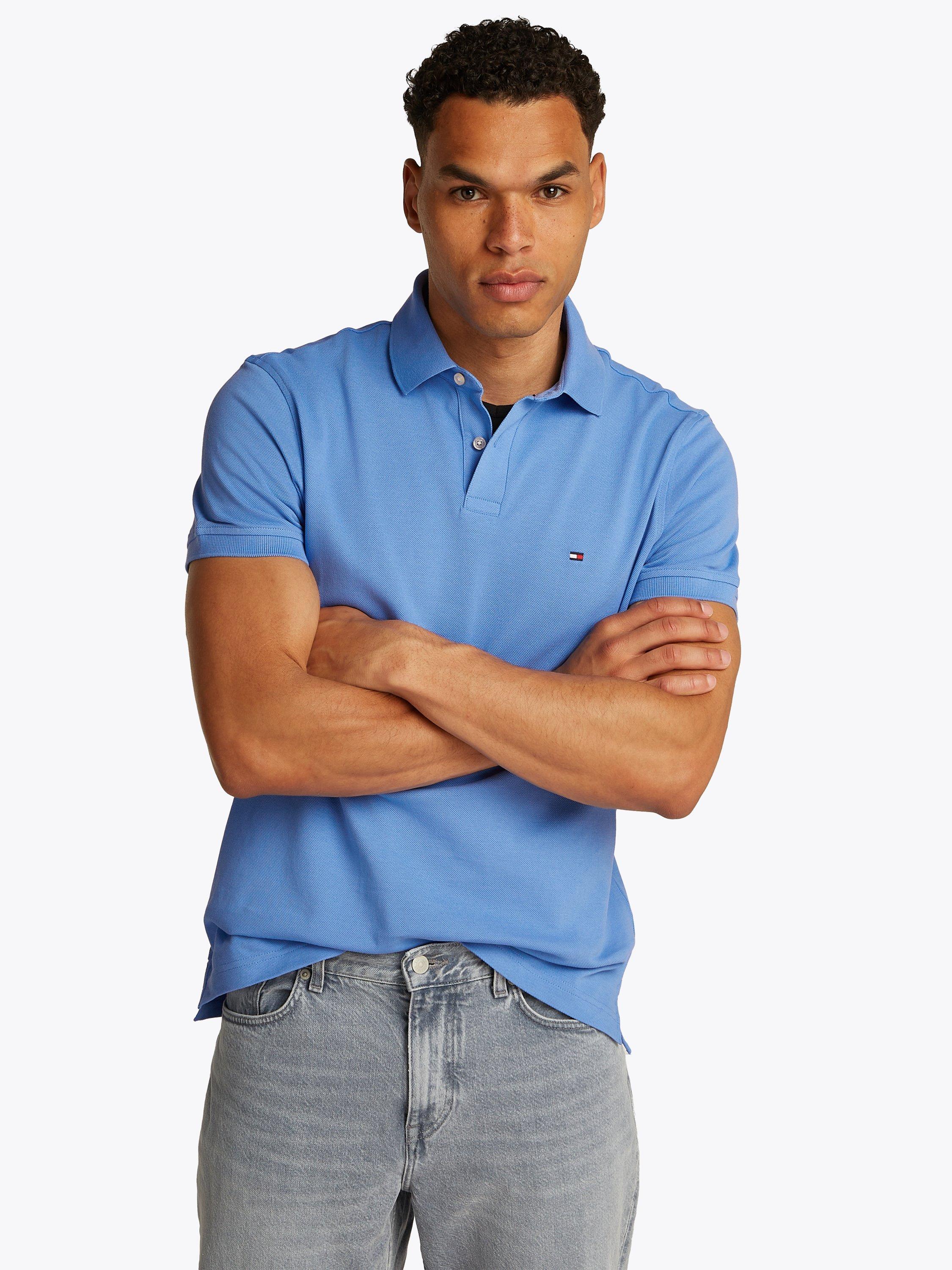 Product image 1 of 6, which shows Tommy Hilfiger 1985 Regular Fit Polo Shirt, Blue Spell, M