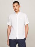 Tommy Hilfiger Pigment Dyed Linen Shirt, Optic White