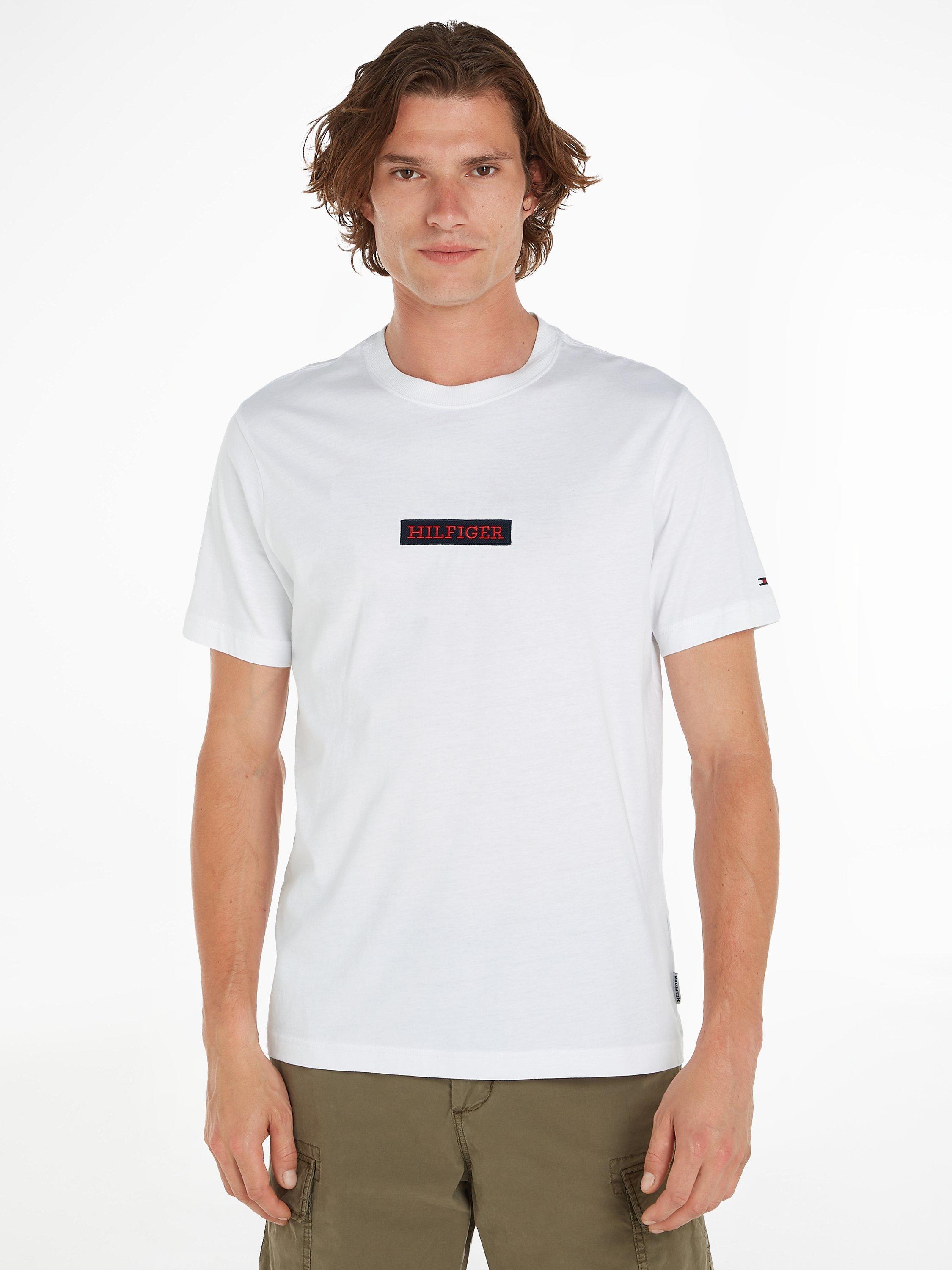 Tommy Hilfiger Box Logo T-Shirt, White