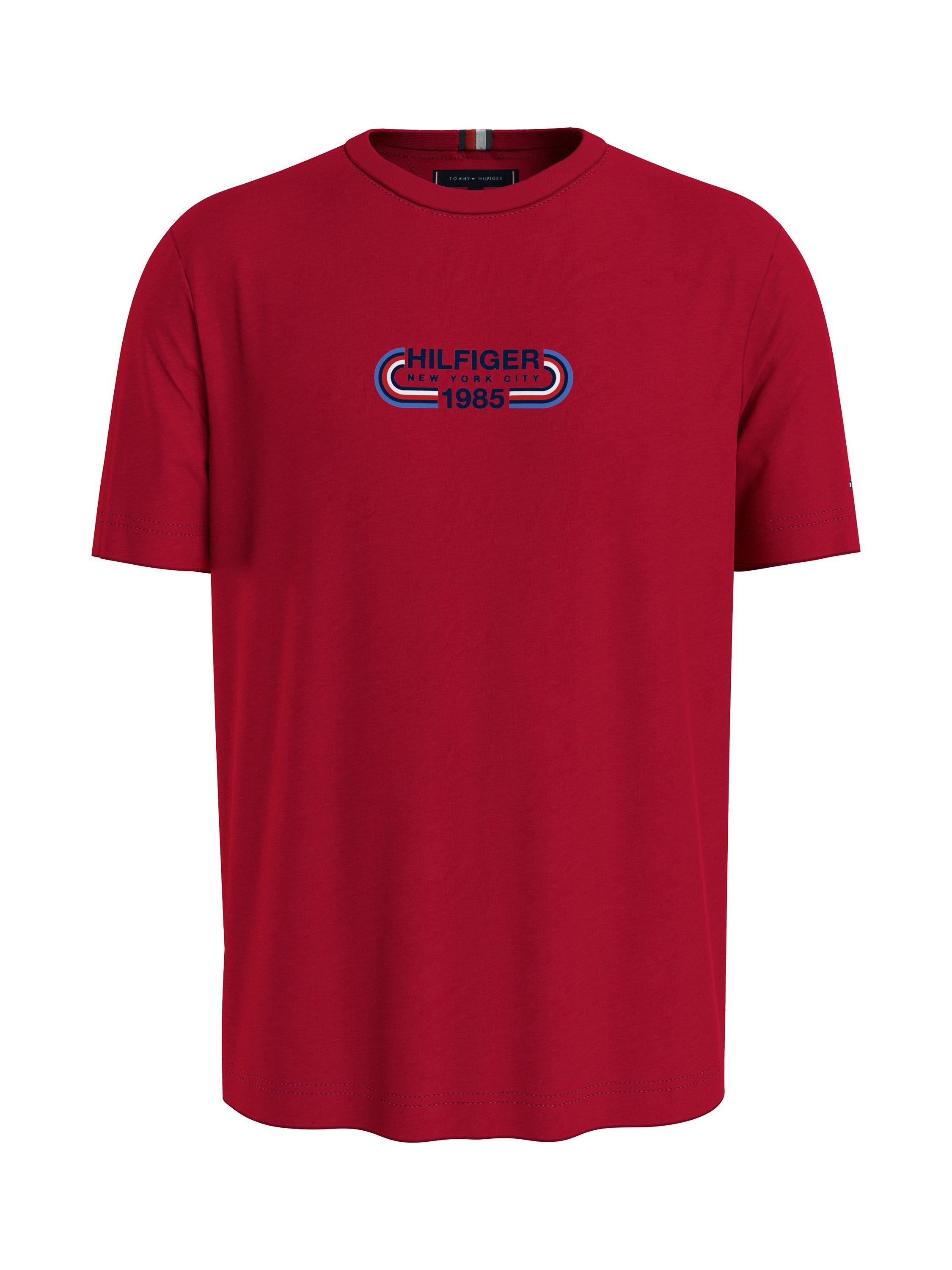 Tommy Hilfiger Track Graphic T Shirt Red
