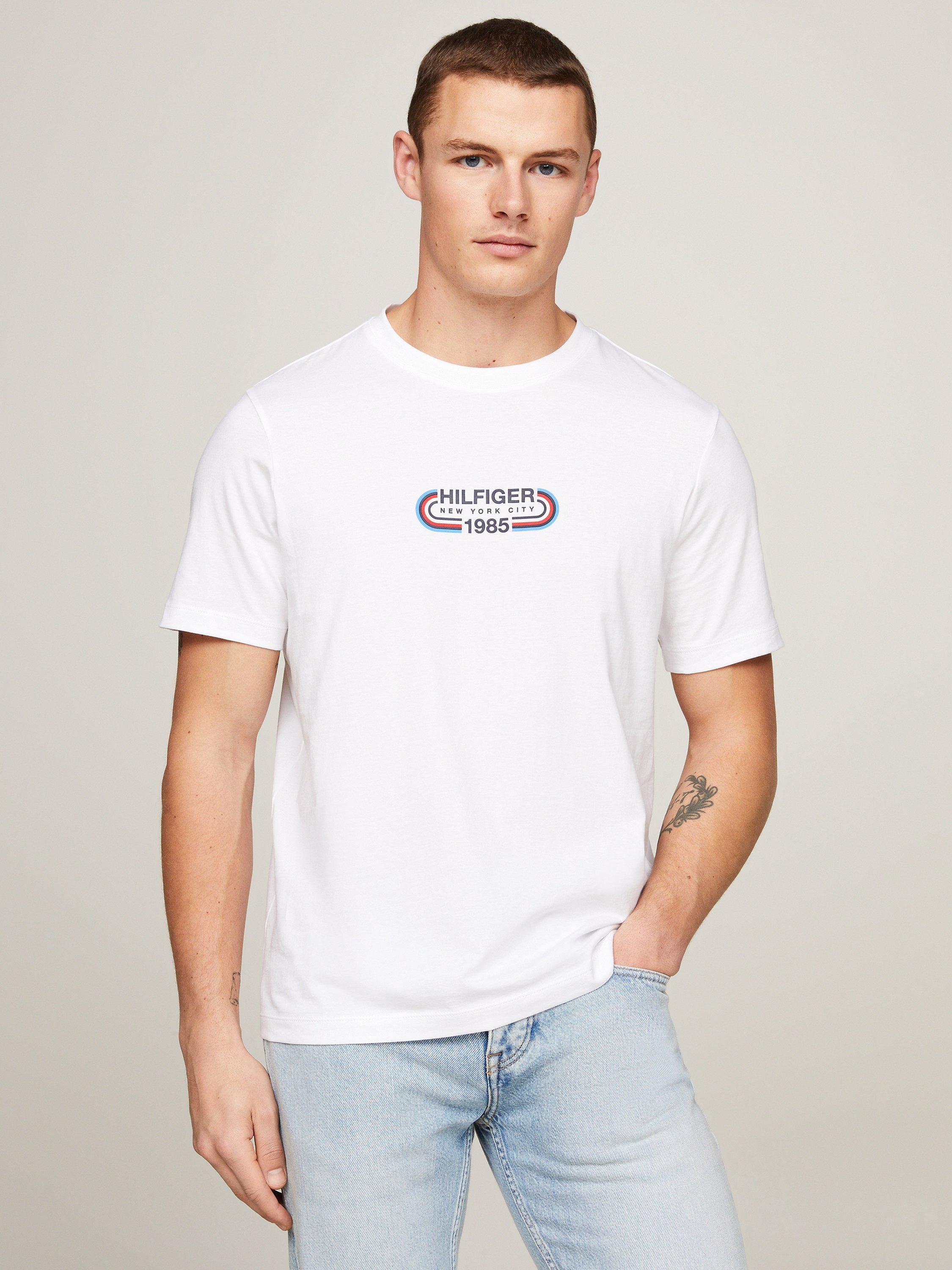 Tommy Hilfiger Track Graphic T-Shirt, White