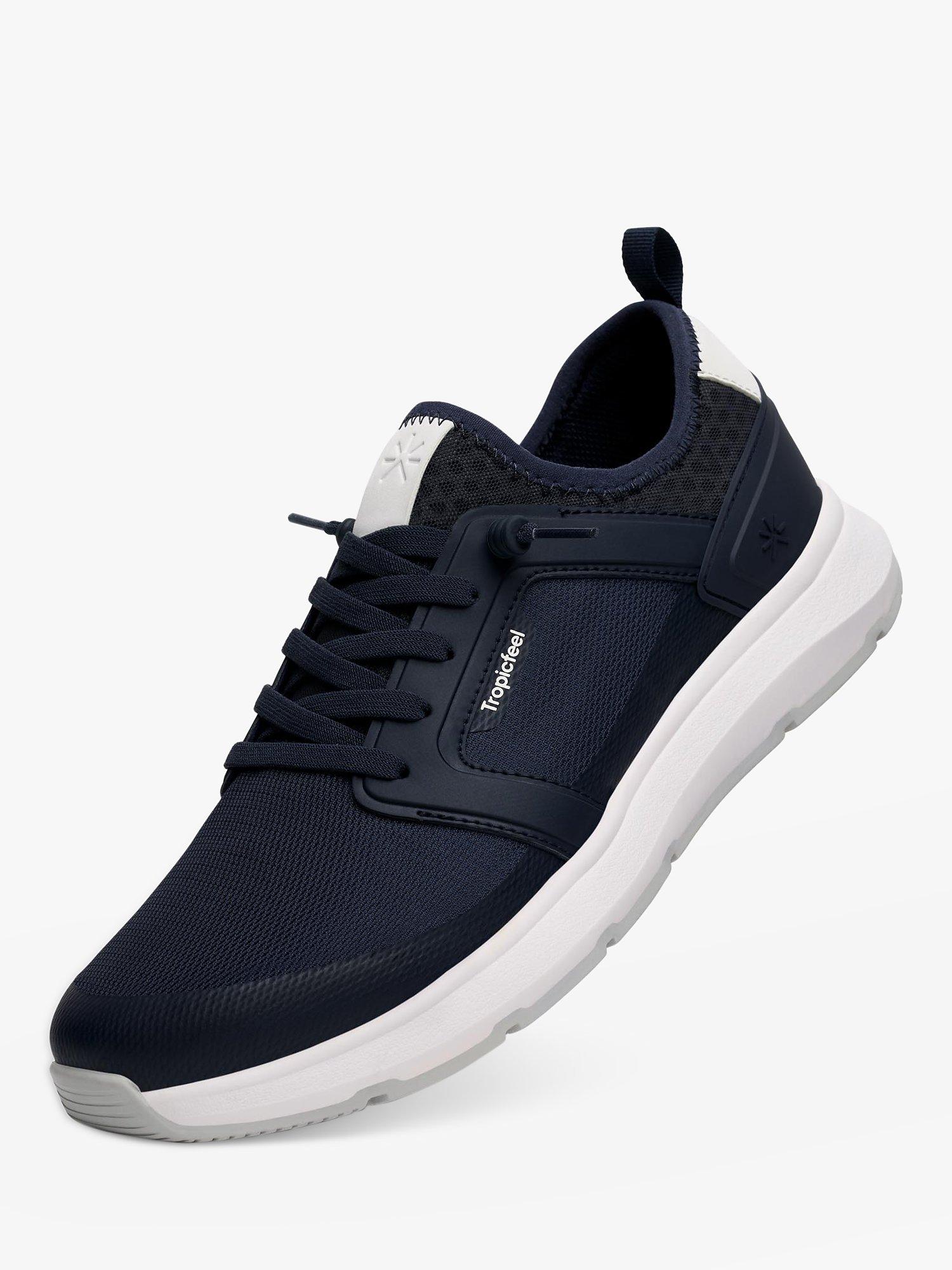 Product image 2 of 8, which shows Tropicfeel Monsoon All-Terrain Recycled Trainers, Baltic Navy, EU41